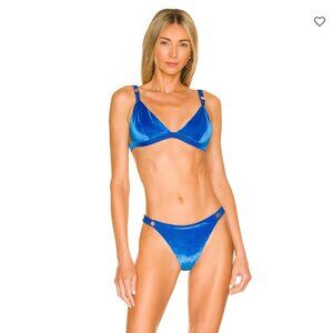 Revolve Revel Rey Finn Bikini Top & Bottom, Size S